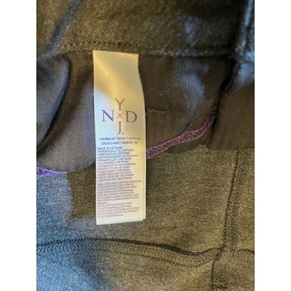 NYDJ Not Your Daughters Jeans Gray Career Pants Size 10 Lift Tuck Technology - Picture 4 of 11